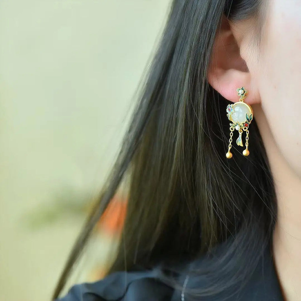 Delicate Artisan Silver Earring