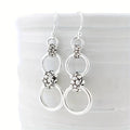 Romantic Silver Earring for Special Moments
