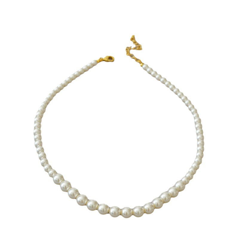 Delicate Artisan Pearl Necklace