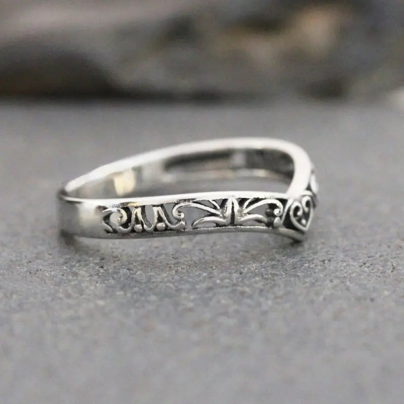 Delicate Artisan Silver Ring