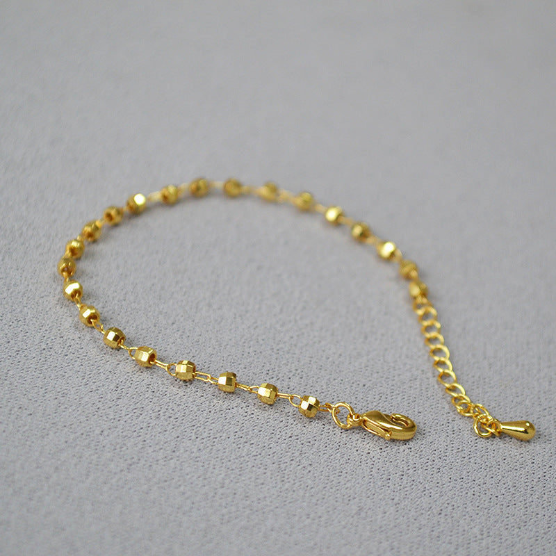 Delicate Artisan Gold Bracelet