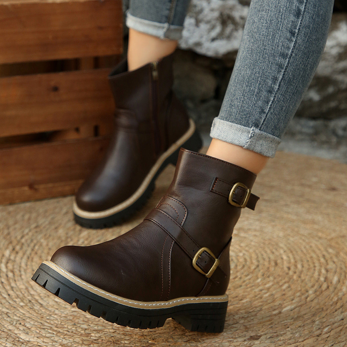 Classic Orthopedic Boots with Timeless Style