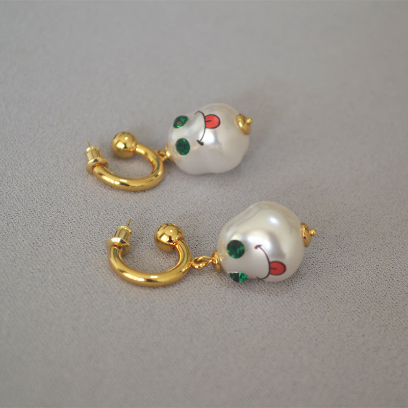 Vintage Handmade Pearl Earring