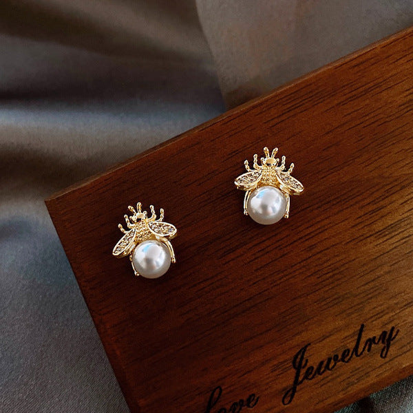 Delicate Artisan Pearl Earring