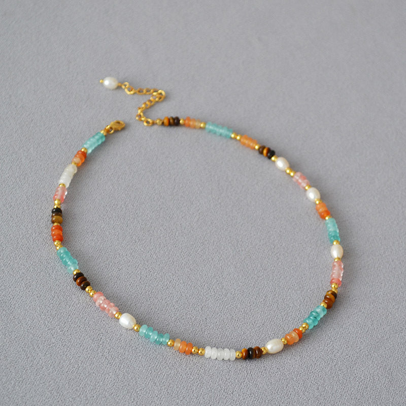 Delicate Artisan Pearl Necklace