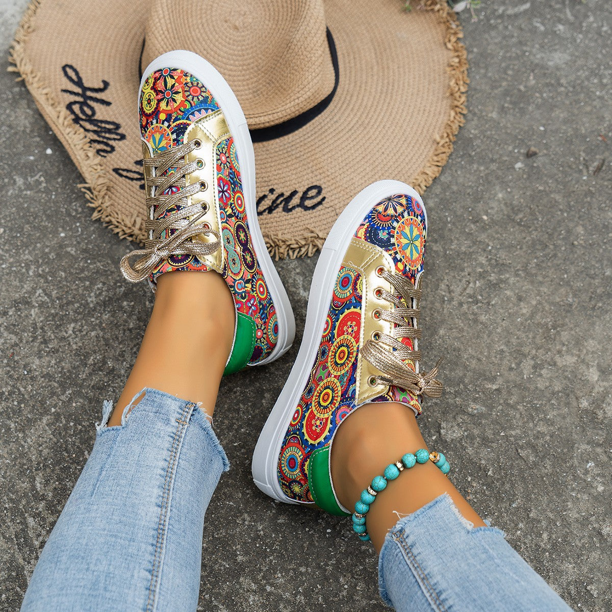 Vintage Inspired Orthopedic Sneakers