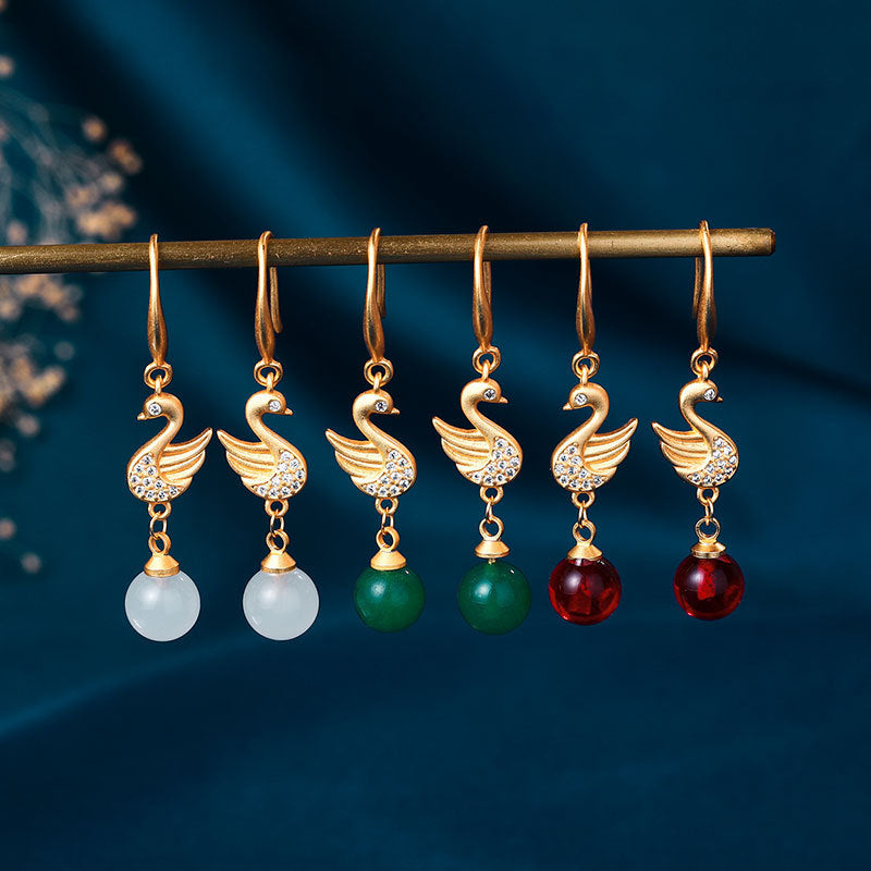 Delicate Artisan Gold Earring