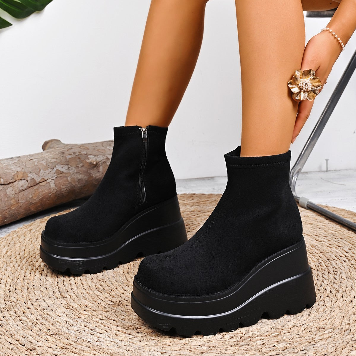 Vintage Inspired Orthopedic Boots