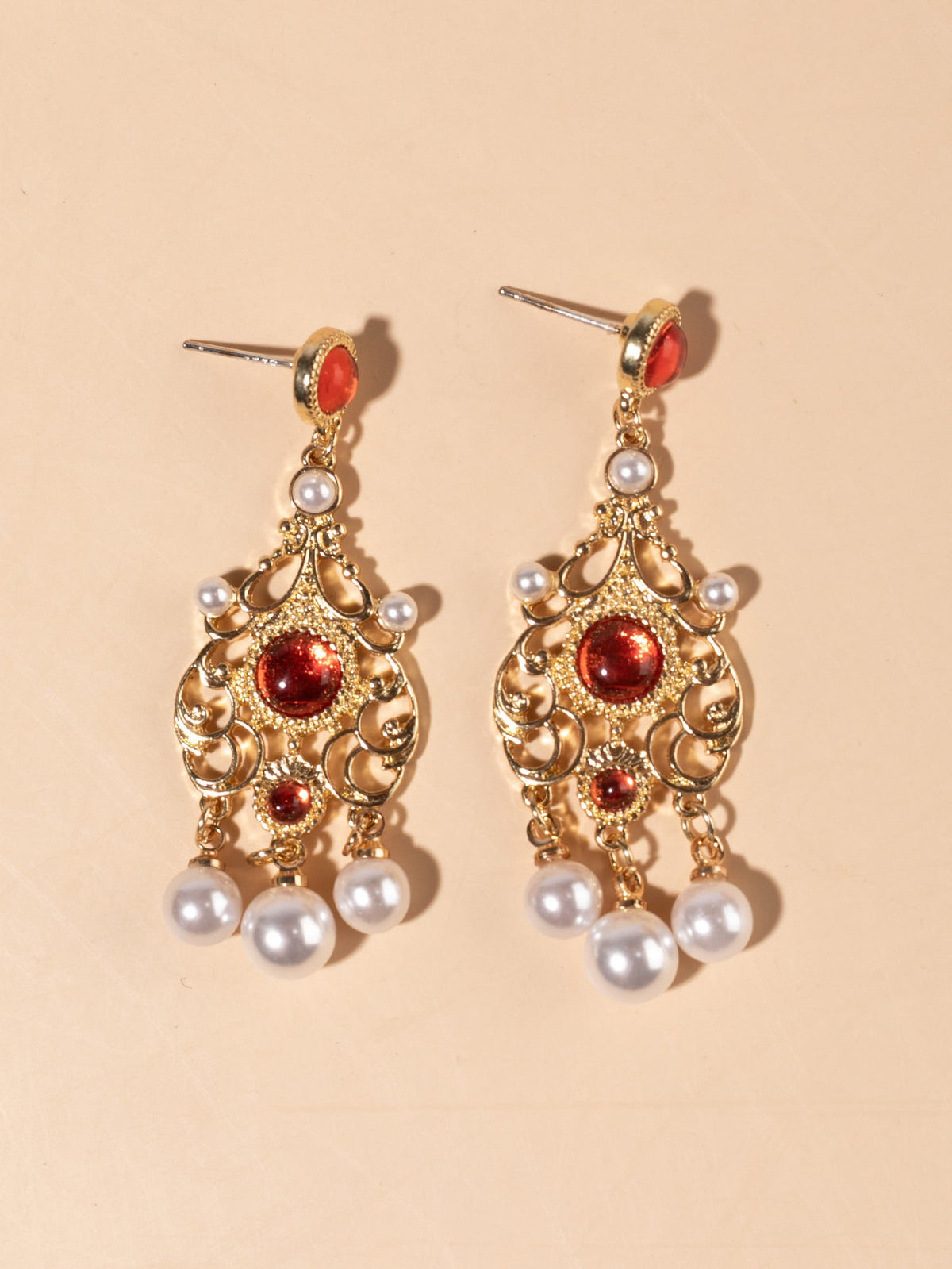 Delicate Artisan Pearl Earring