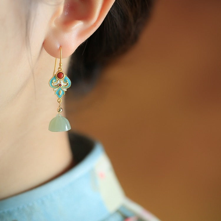 Vintage Handmade Gold Earring