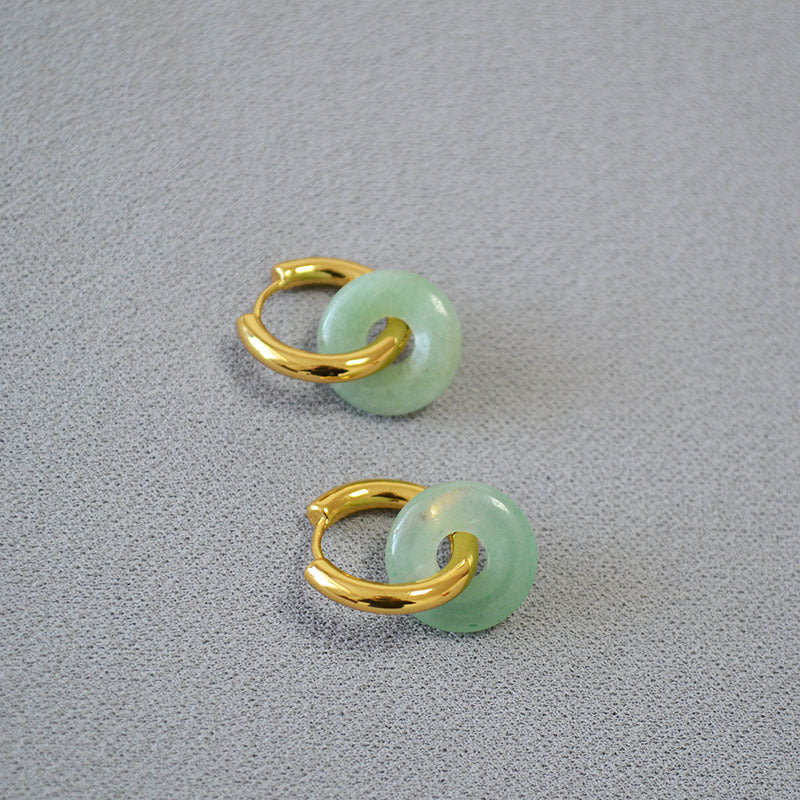 Vintage Handmade Gold Earring
