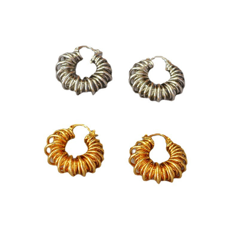 Beautiful Gold Earring with Unique Style