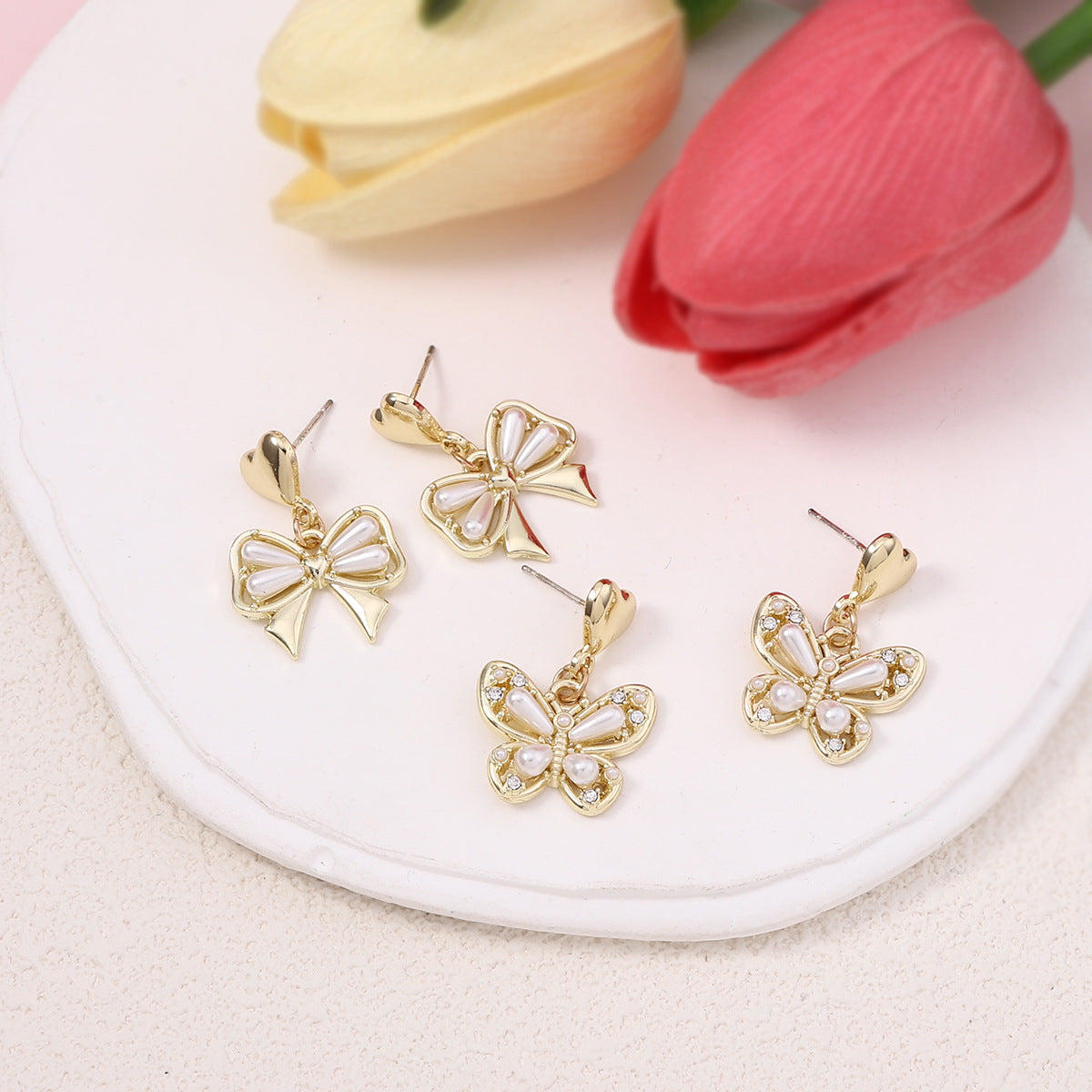 Vintage Handmade Pearl Earring