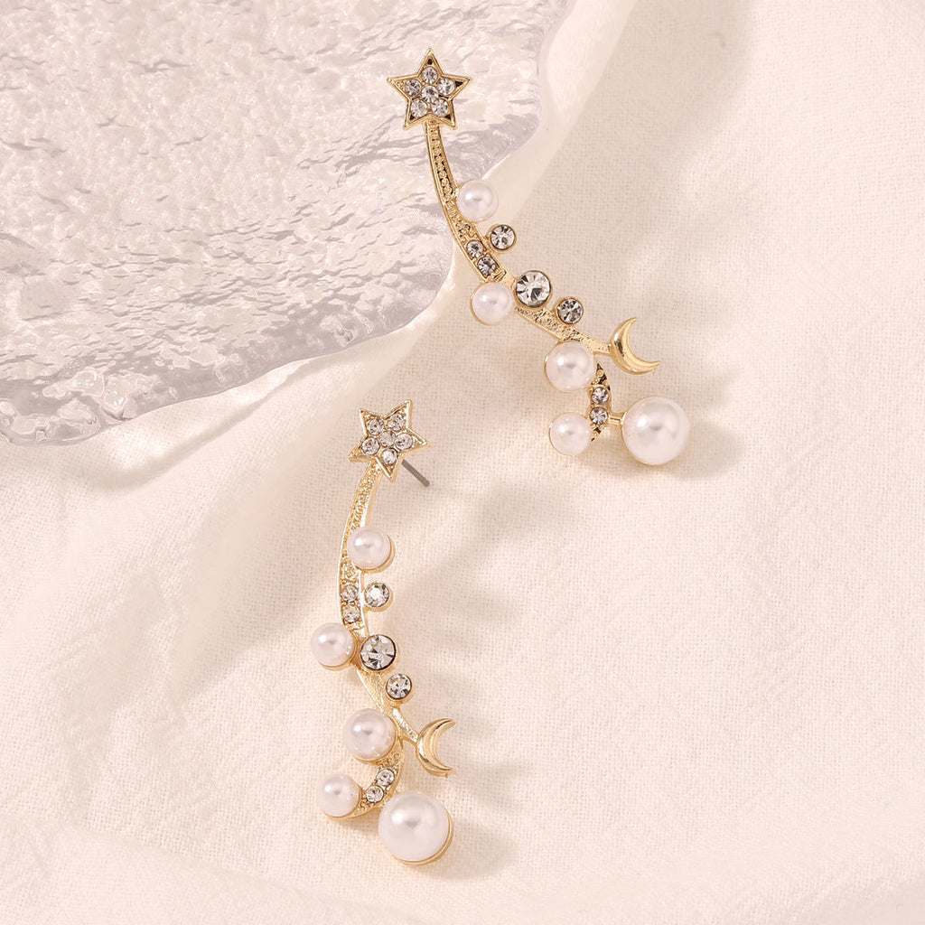 Beautiful Pearl Earring with Unique Style
