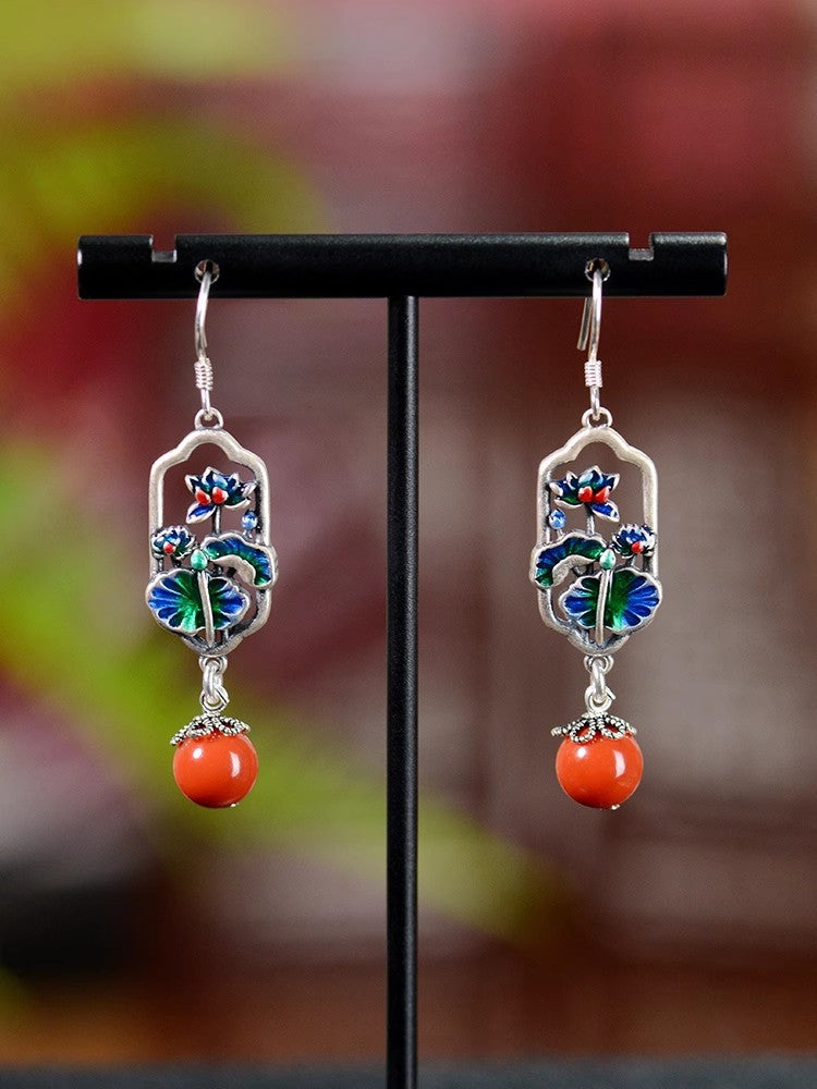 Delicate Artisan Silver Earring