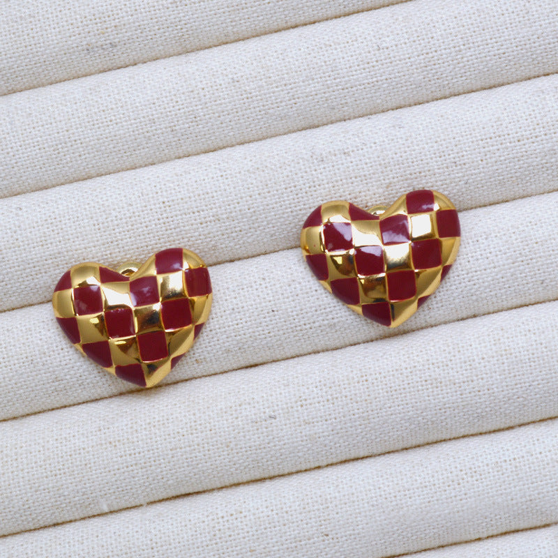 Delicate Artisan Gold Earring