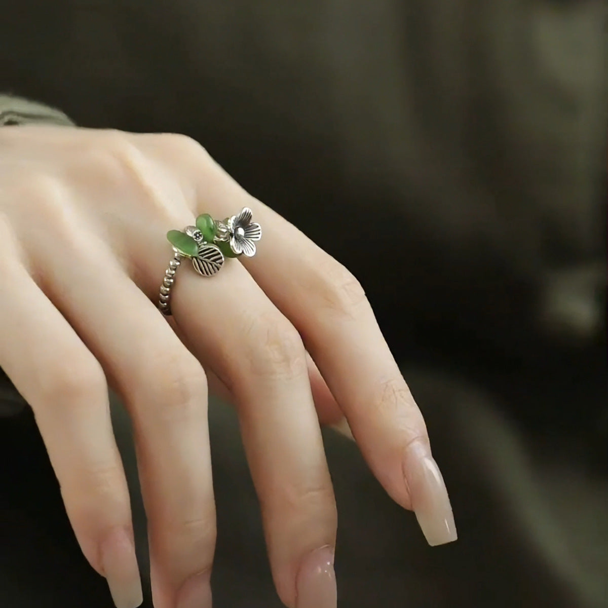Beautiful Silver Ring with Unique Style