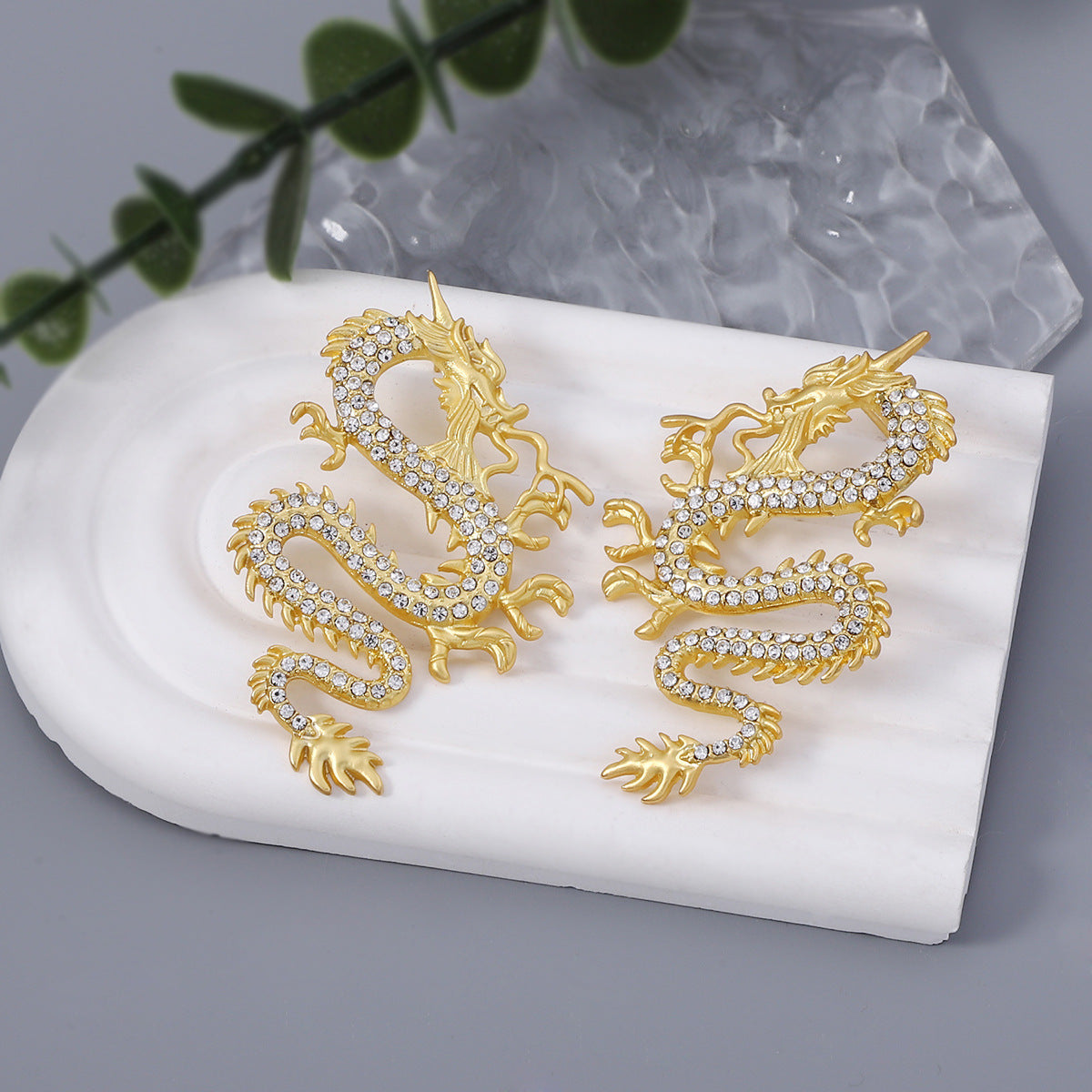 Delicate Artisan Gold Earring
