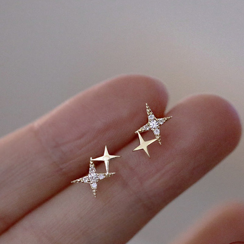 Vintage Handmade Gold Earring