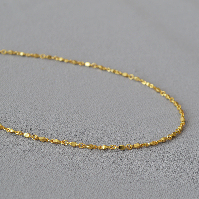 Vintage Handmade Gold Necklace