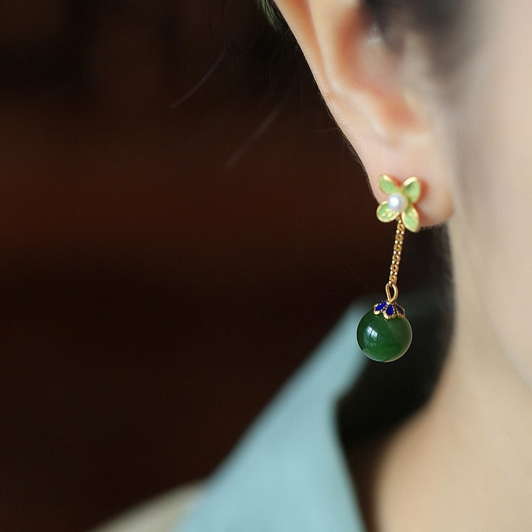Delicate Artisan Silver Earring