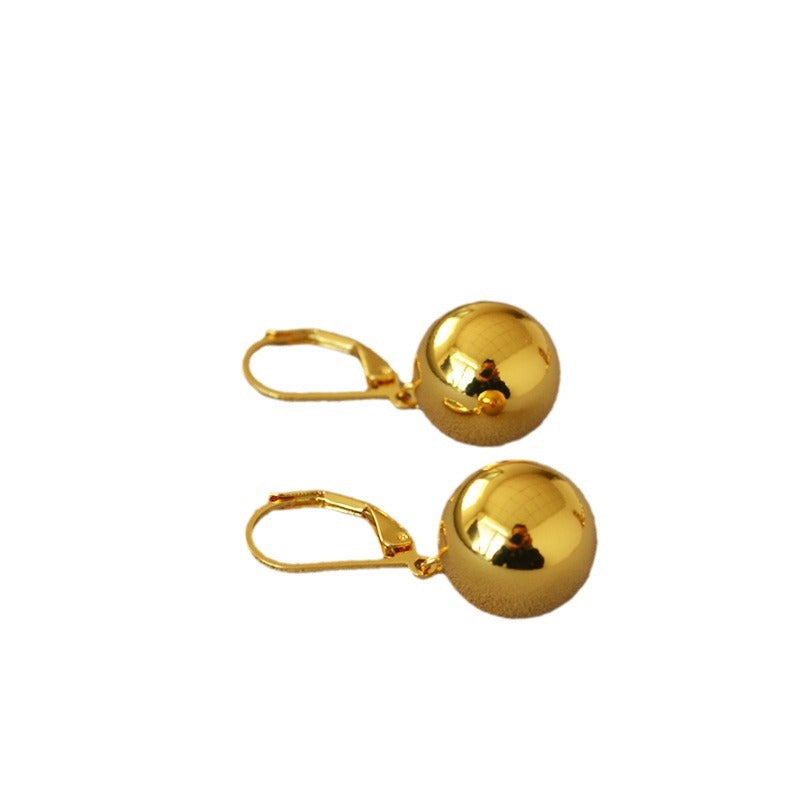 Delicate Artisan Gold Earring