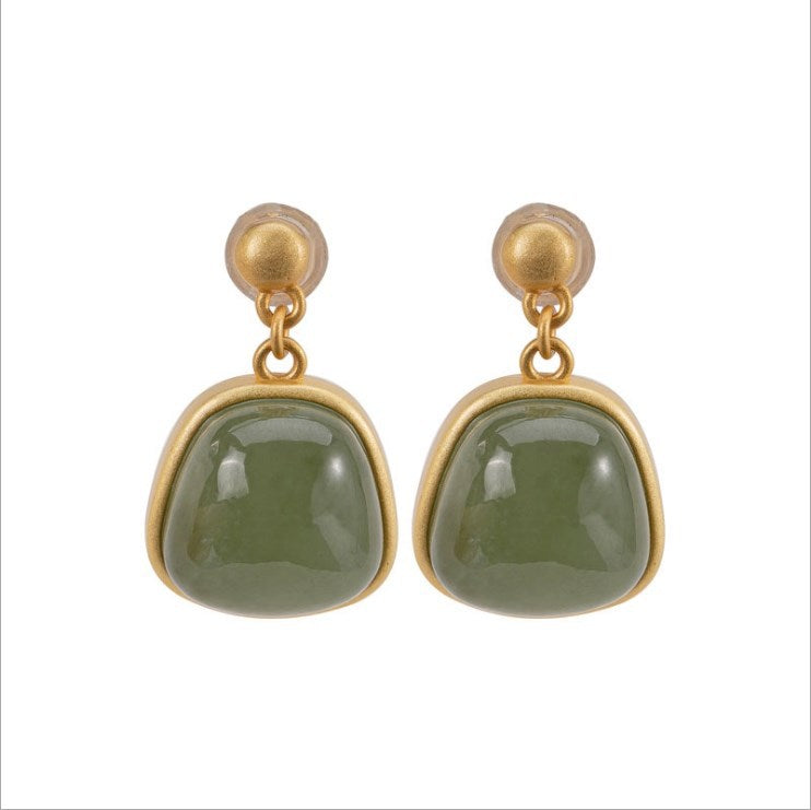 Delicate Artisan Gold Earring