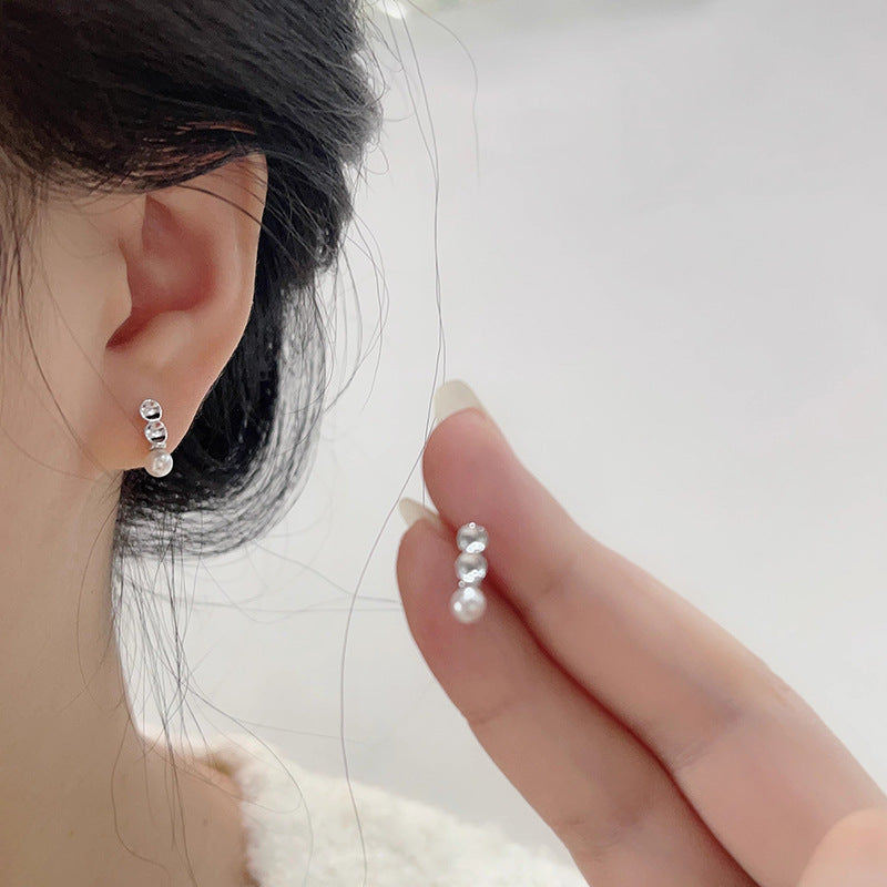 Delicate Artisan Pearl Earring