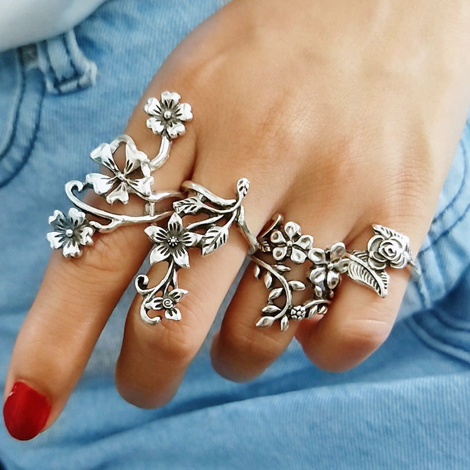 Beautiful Silver Set with Unique Style