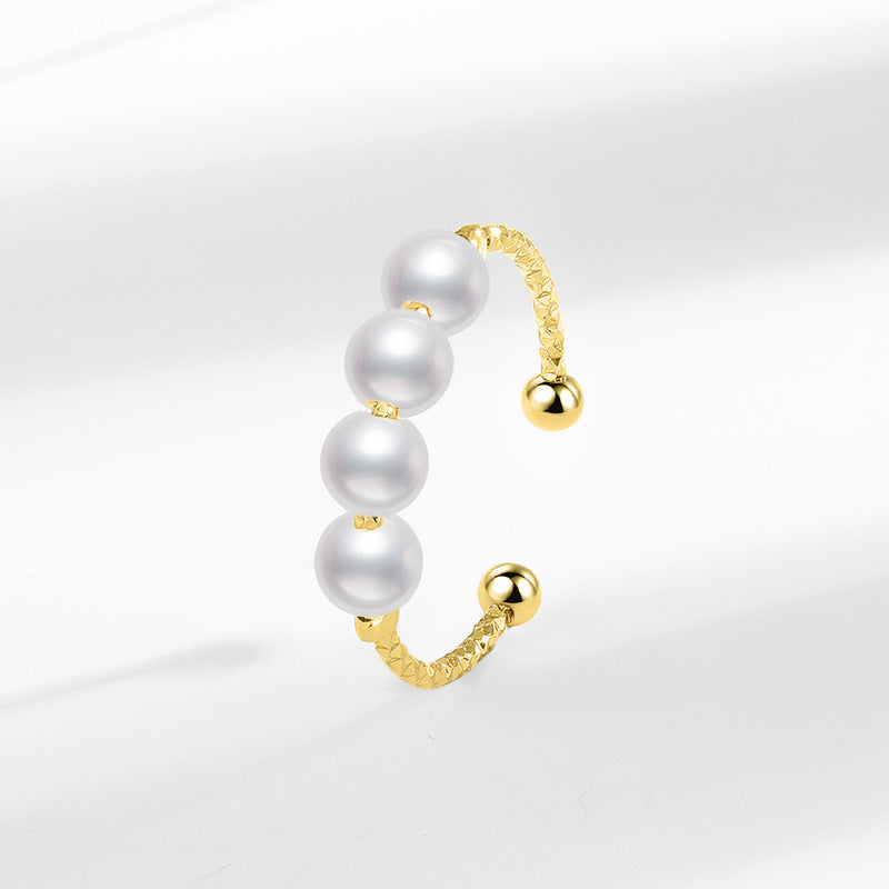 Stunning Pearl Ring for Daily Wear