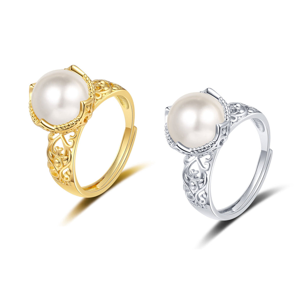 Romantic Pearl Ring for Special Moments