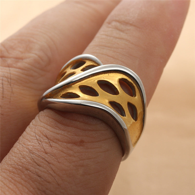 Delicate Artisan Gold Ring