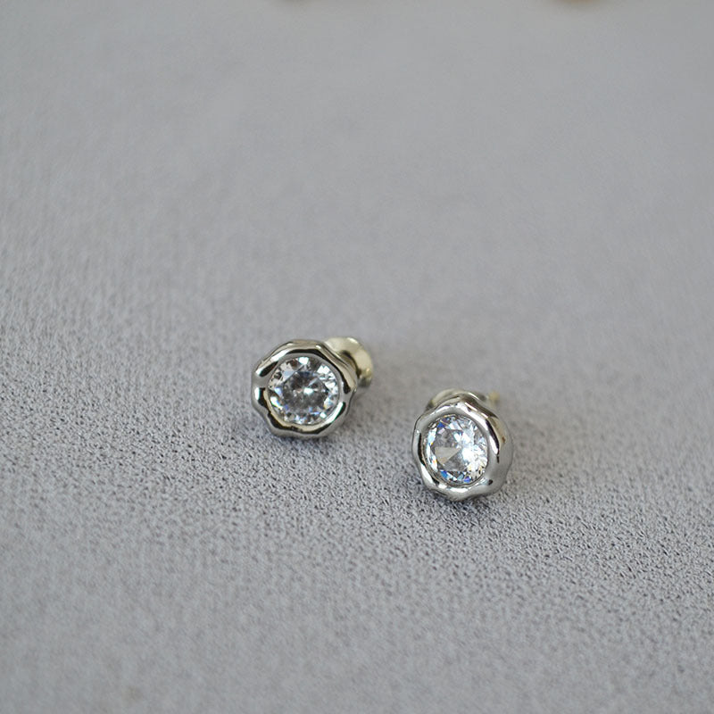 Vintage Handmade Silver Earring