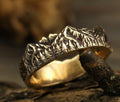 Delicate Artisan Gold Ring