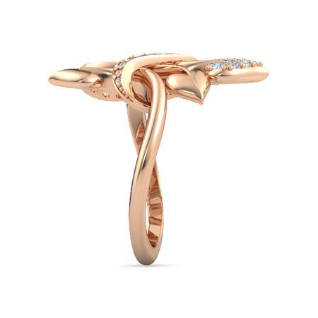 Delicate Artisan Gold Ring