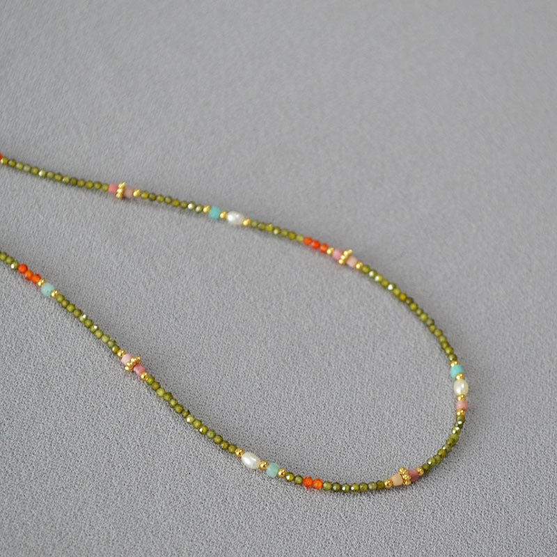 Delicate Artisan Pearl Necklace