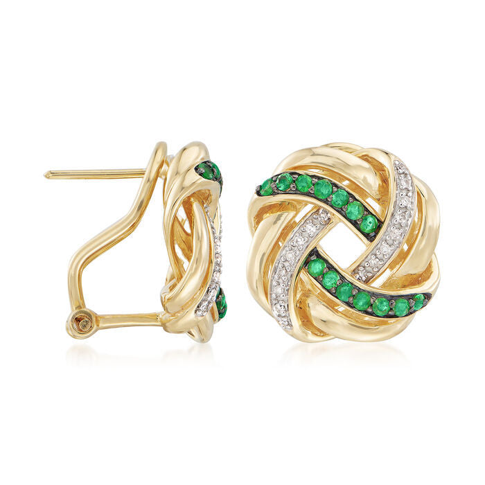 Delicate Artisan Gold Earring