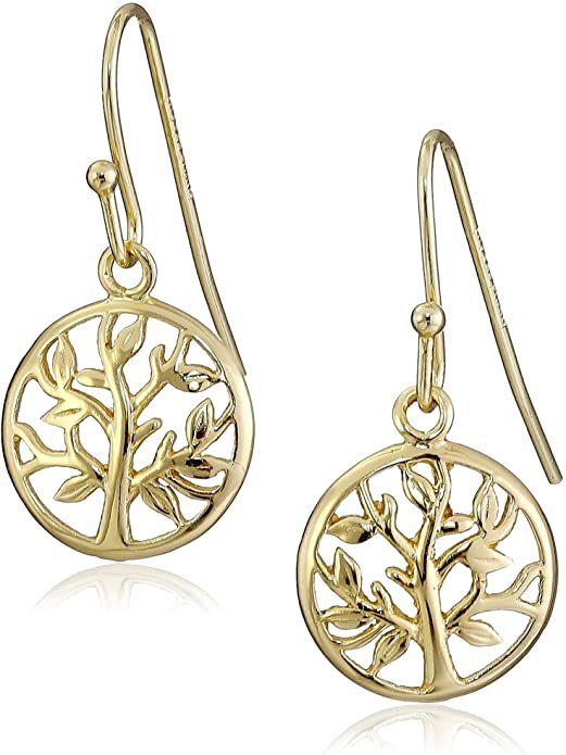 Vintage Handmade Gold Earring