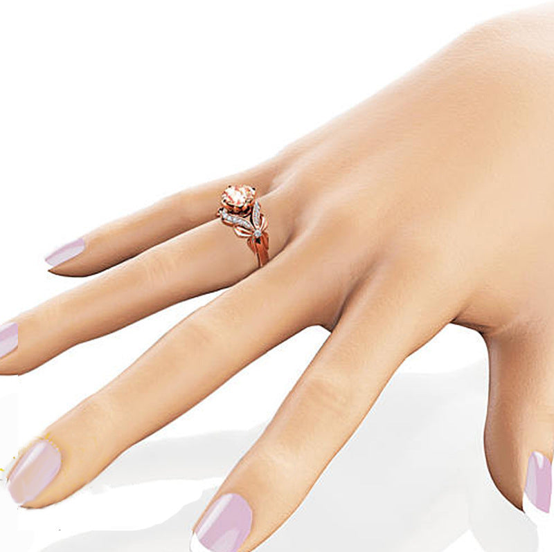 Delicate Artisan Gold Ring