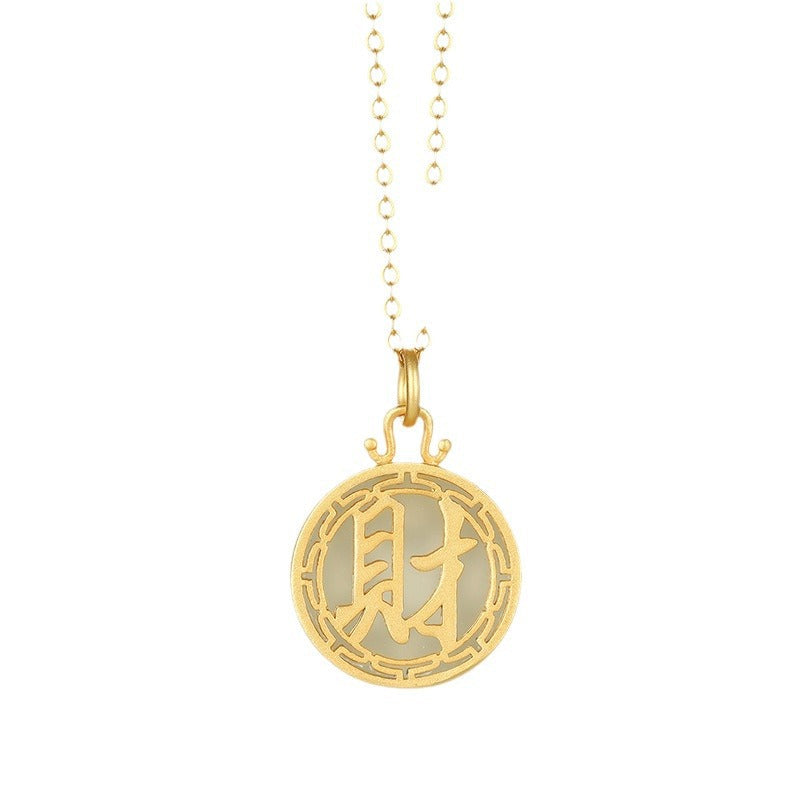 Beautiful Gold Pendant with Unique Style
