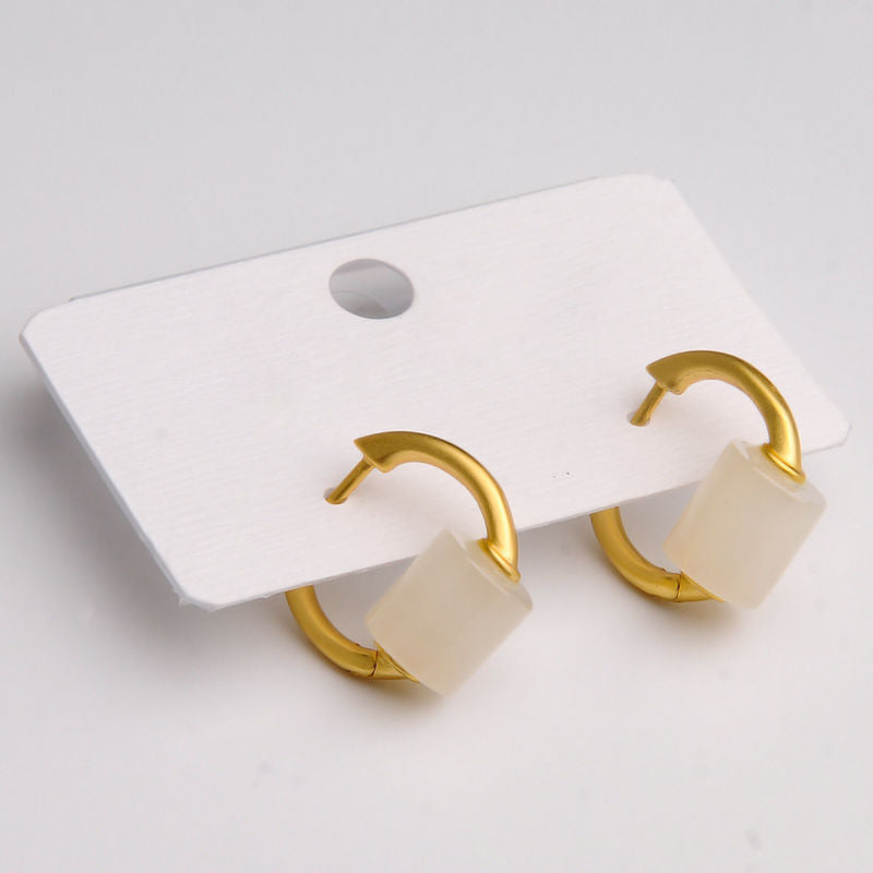 Delicate Artisan Gold Earring