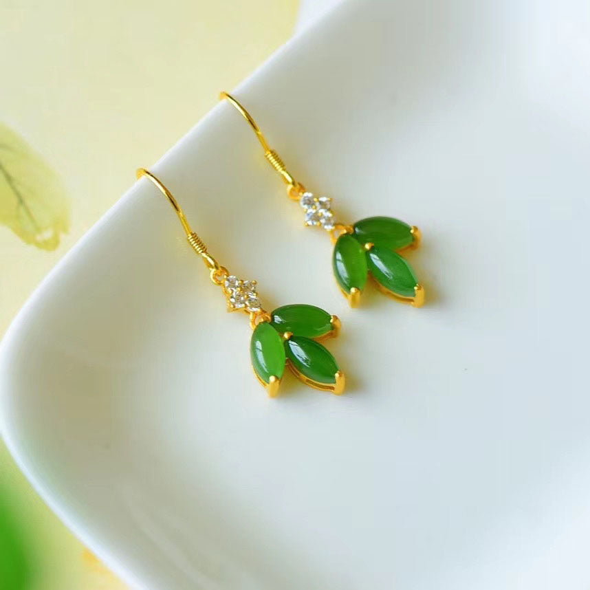 Delicate Artisan Gold Earring