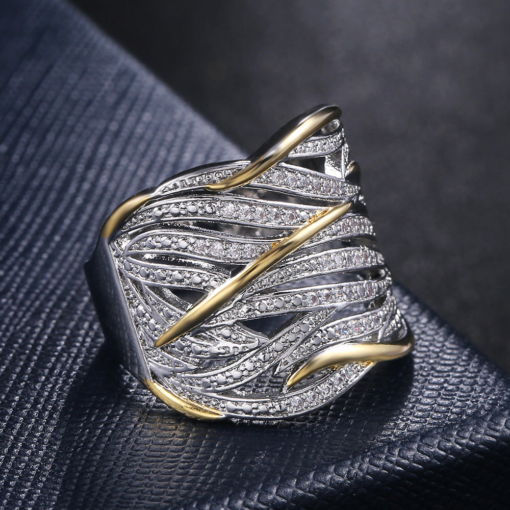 Delicate Artisan Gold Ring