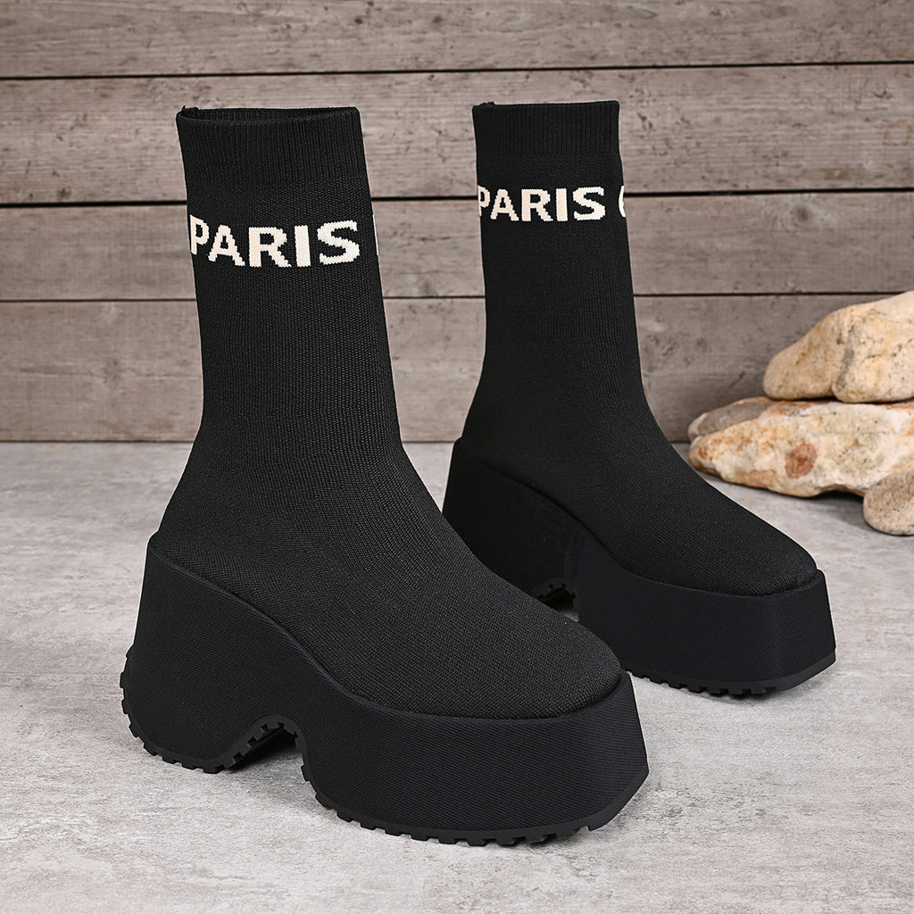 Chic Orthopedic Boots with Unique Design