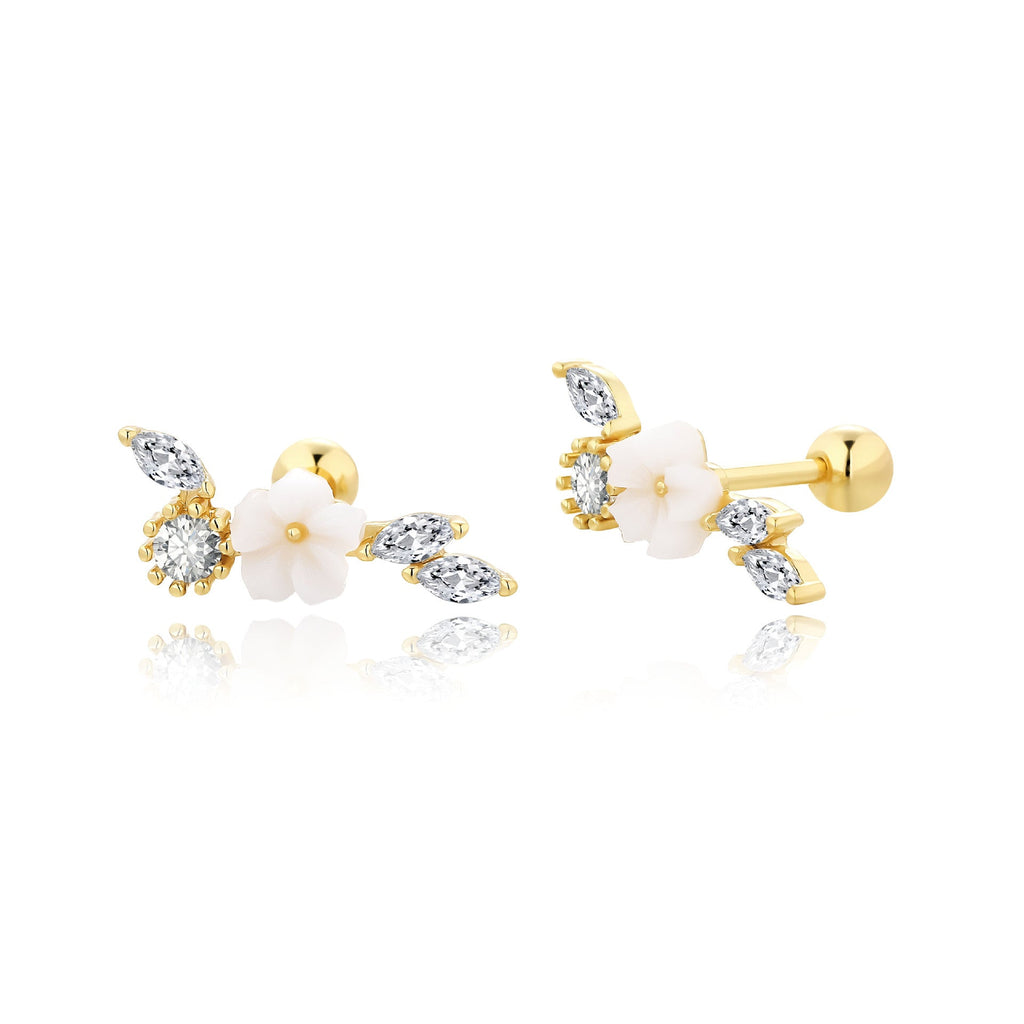 Romantic Gold Earring for Special Moments