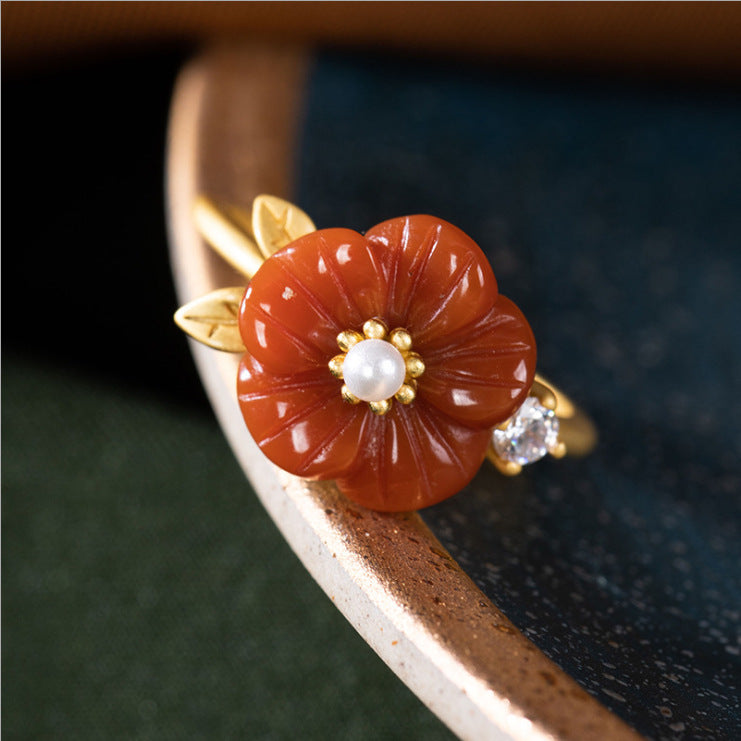 Delicate Artisan Gold Ring