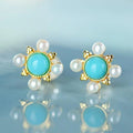 Delicate Artisan Gold Earring