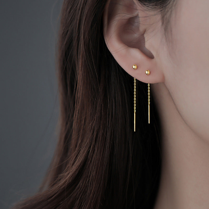 Vintage Handmade Gold Earring