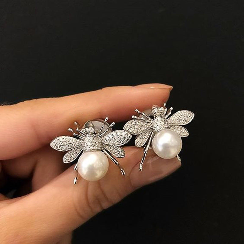 Delicate Artisan Pearl Earring