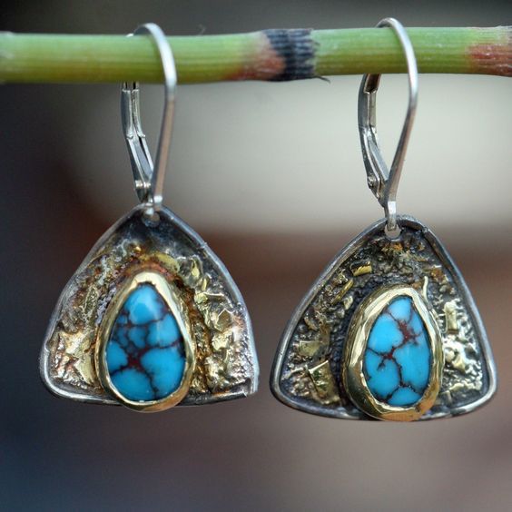 Delicate Artisan Silver Earring